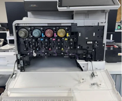 Inception - Replacing the Waste Toner Bottle on your printer