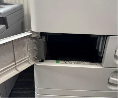 Inception - Replacing the Waste Toner Bottle in a floor-standing printer