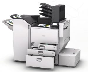 New Ricoh SPC830DN 45 ppm A3 colour printer from Inception.co.uk Swindon, suppliers of Printers, Copiers and supplies Tel: 01793 831113