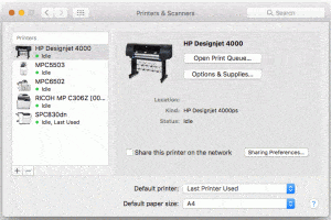 Adding A Ricoh Printer Driver (Mac)